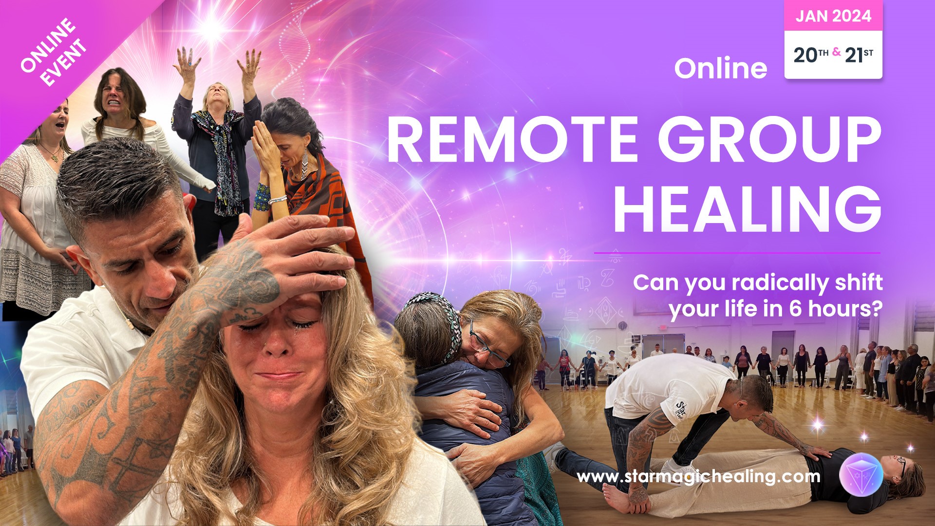 Remote Group Healing – Harnessing The Power Of Star Magic Healing, 20th-21st January 2024