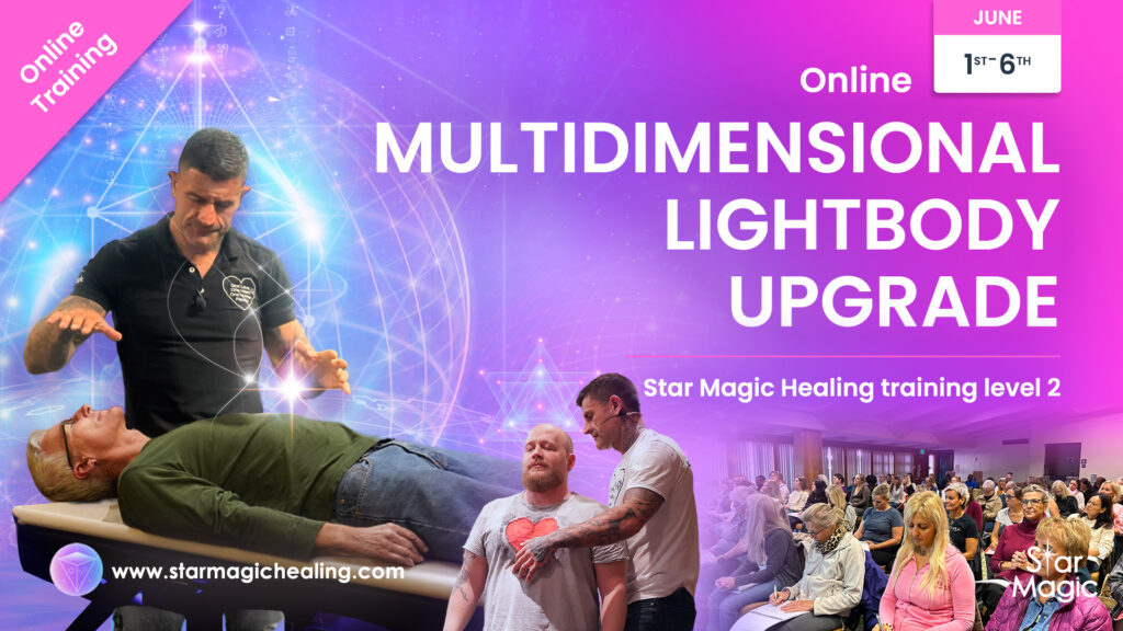 Facilitator Training Level 2, Multidimensional Light Body Upgrade, 1st – 6th June 2025, Online