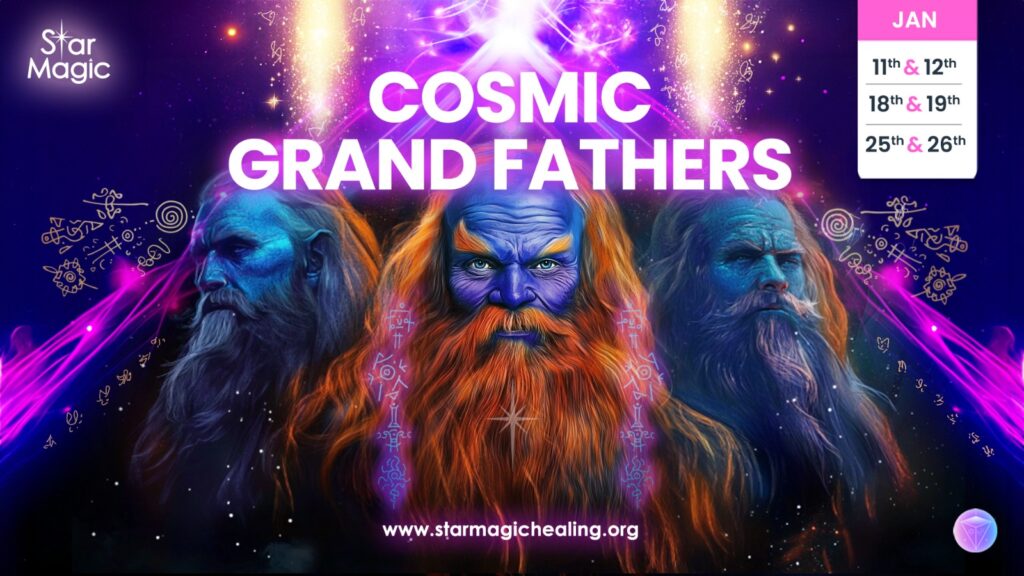 The Cosmic Grandfathers, 11th to 26th January 2025, Online